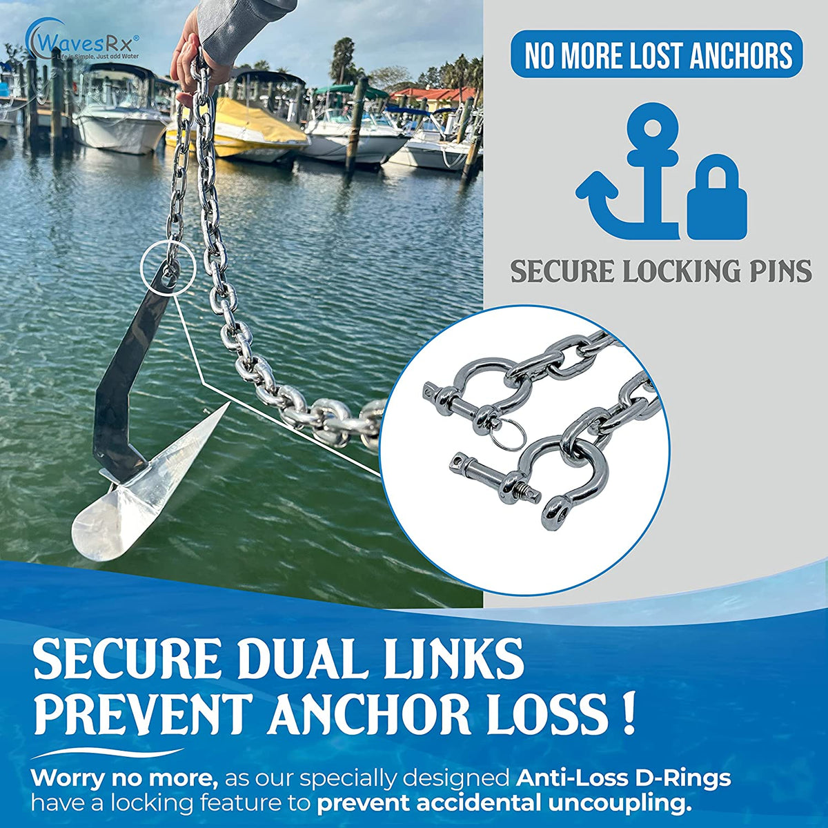 5FT ANCHOR CHAIN FOR BOATS