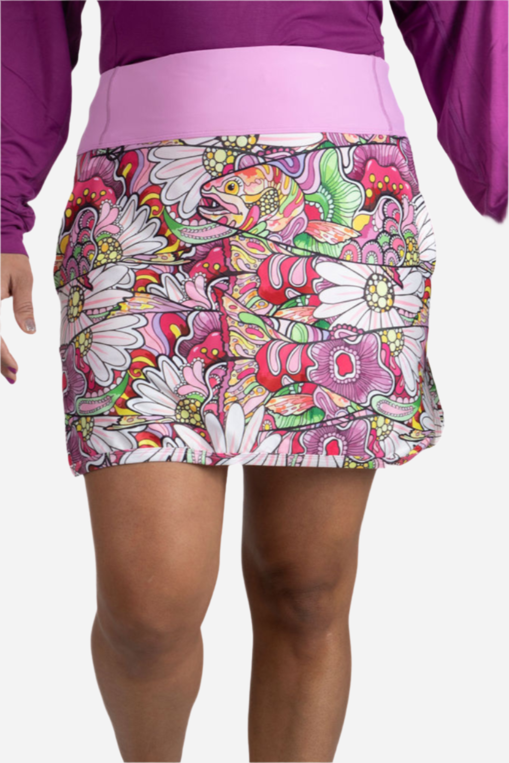 REDtro Salmon Skort