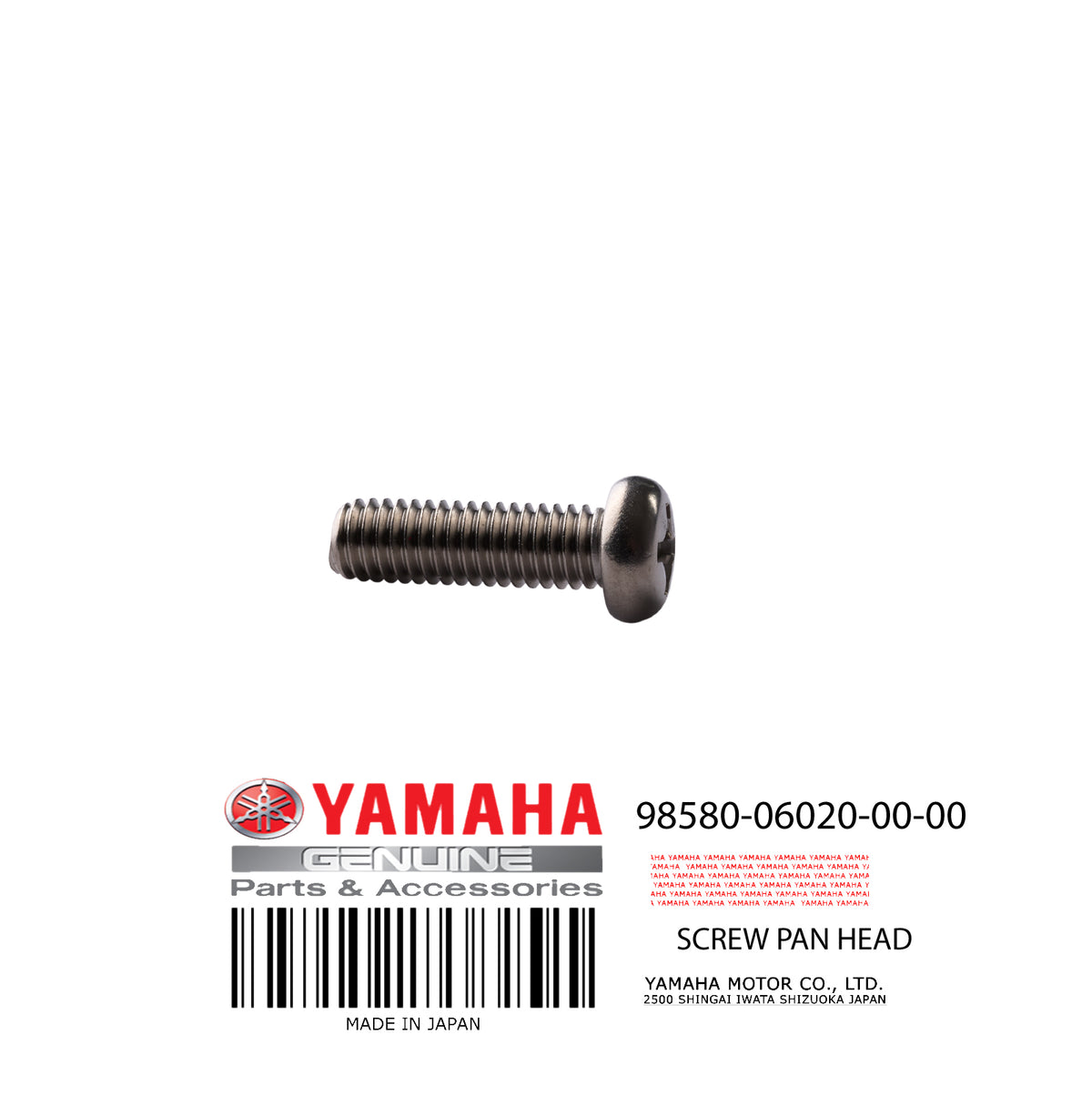 98580-06020-00 SCREW PAN HEAD