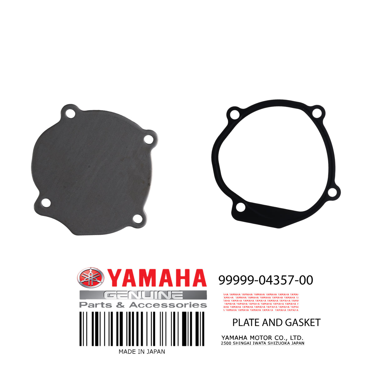 99999-04357-00 PLATE AND GASKET 2