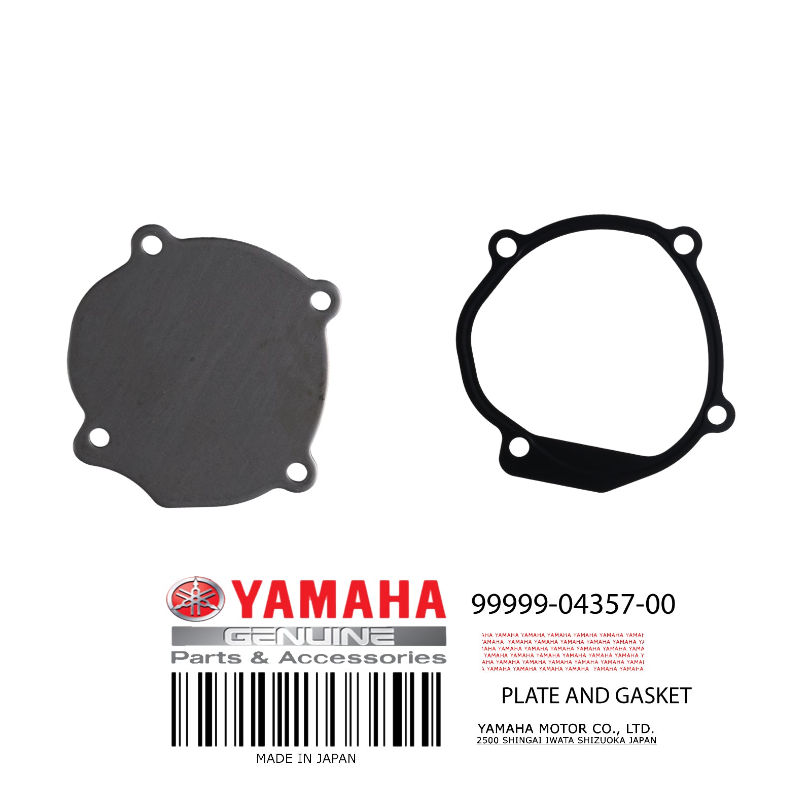 99999-04357-00 PLATE AND GASKET 2