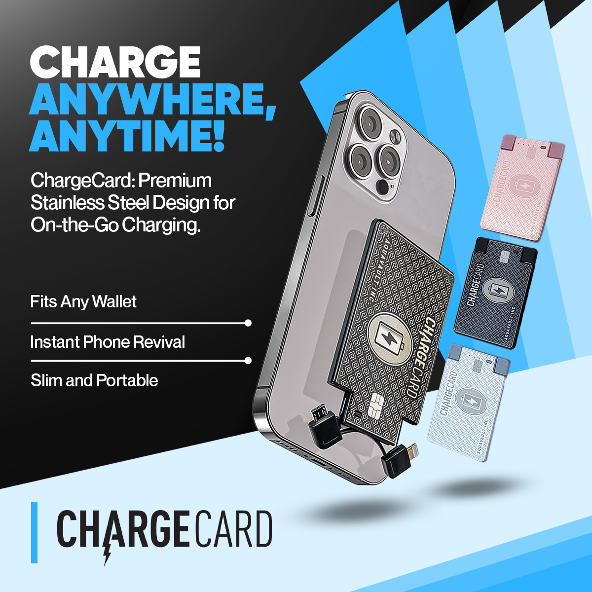 Portable Charger Iphone Charging Card The World's Thinnest