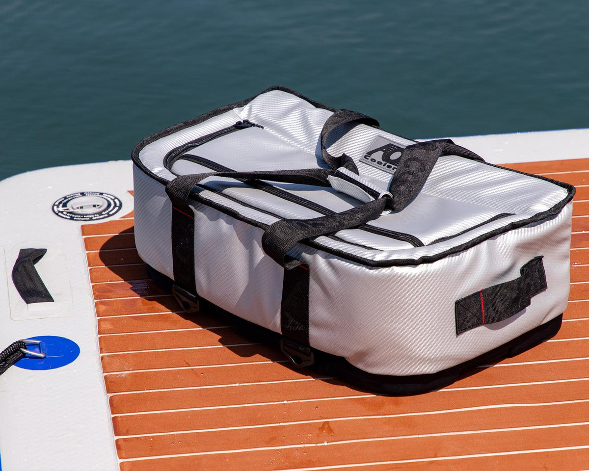 Stow-N-Go Carbon 38 Can Cooler - Silver