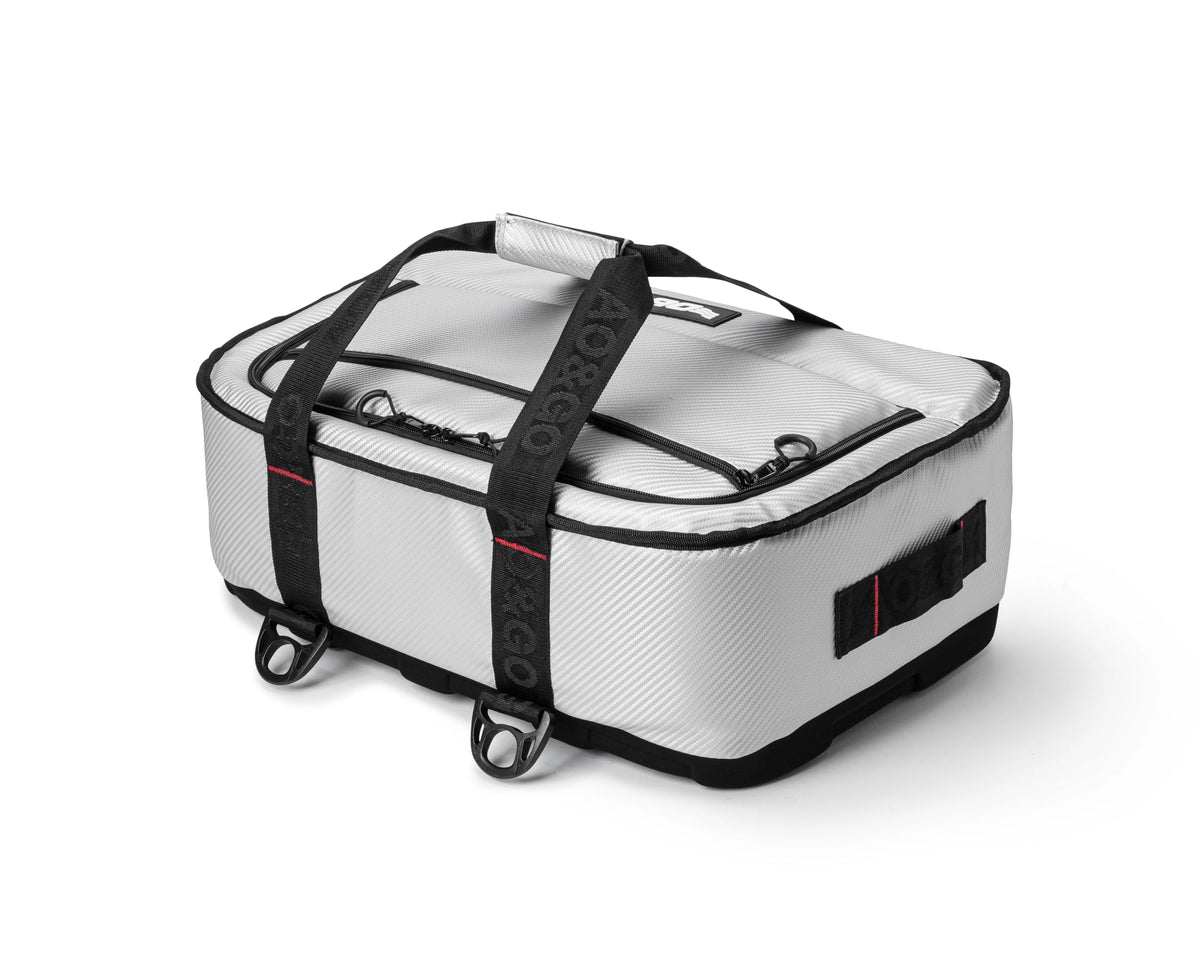 Stow-N-Go Carbon HD 38 Can Cooler - Silver