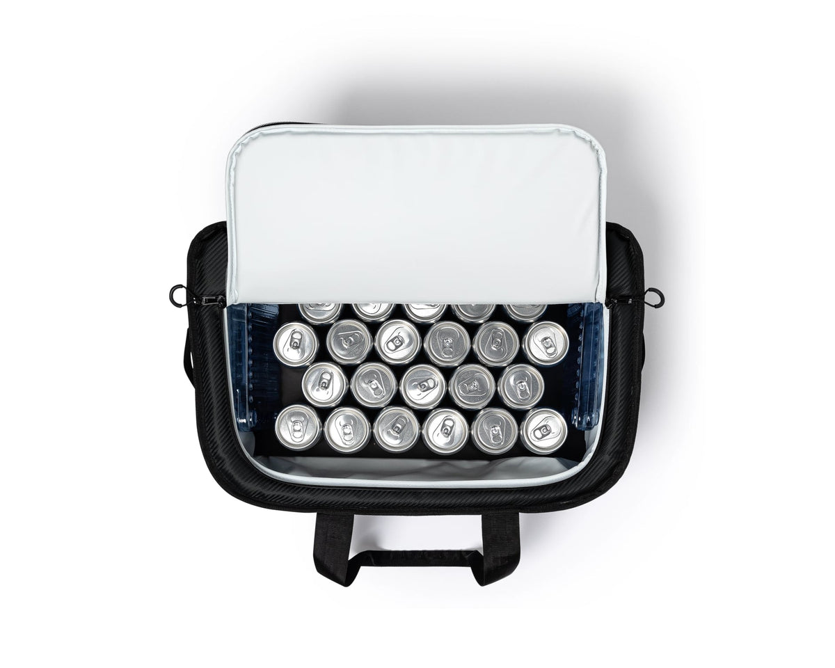 Stow-N-Go Carbon HD 38 Can Cooler - Silver