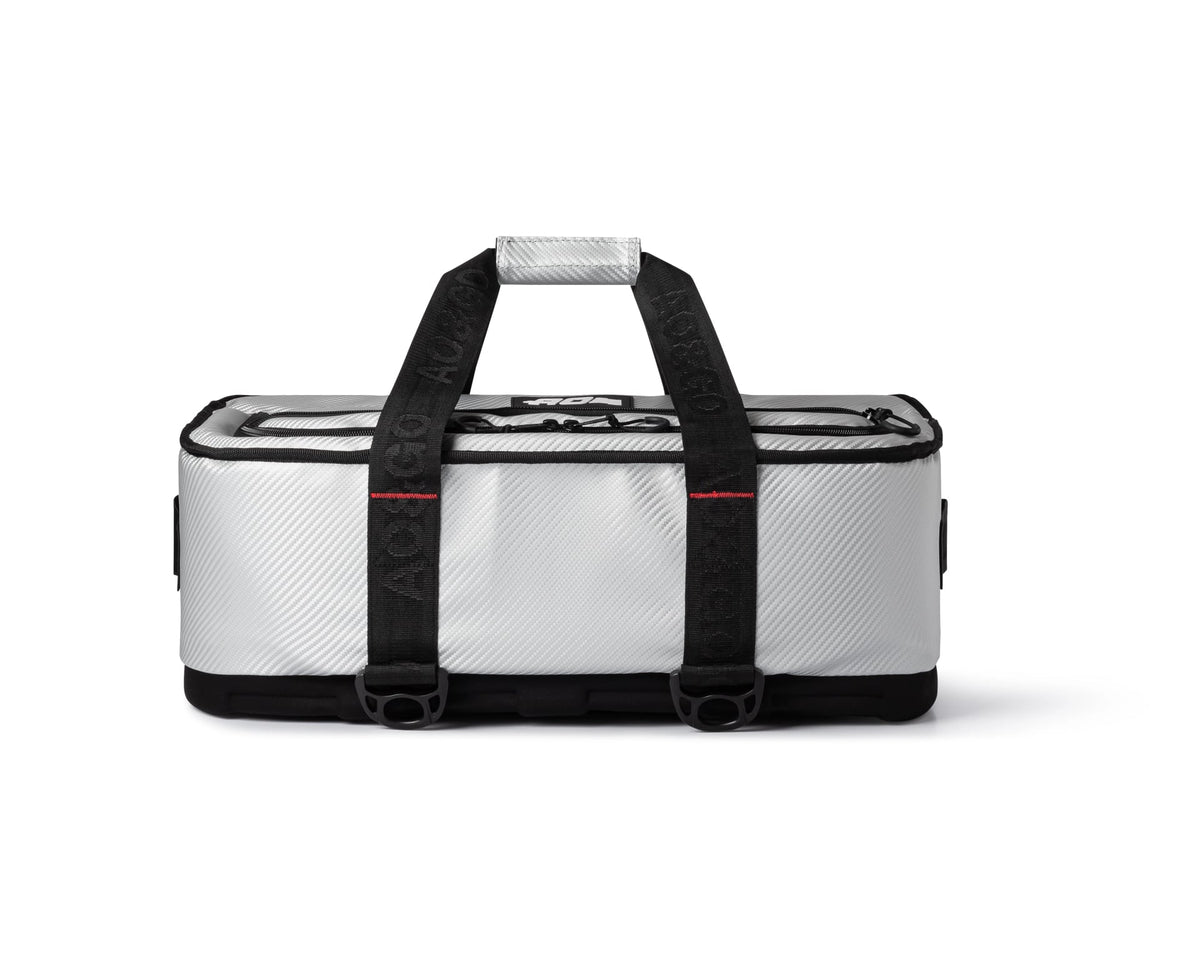 Stow-N-Go Carbon HD 38 Can Cooler - Silver