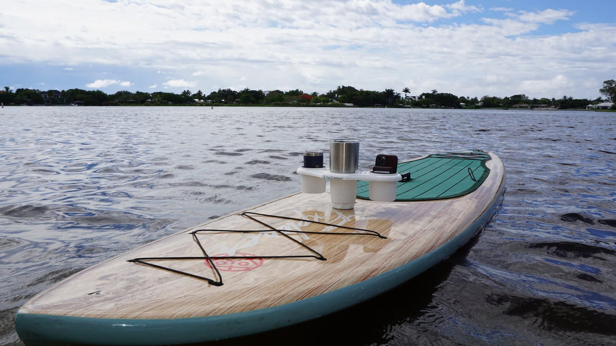 E-Sea Caddy Pro - Suction Mounted Drink Holder-White