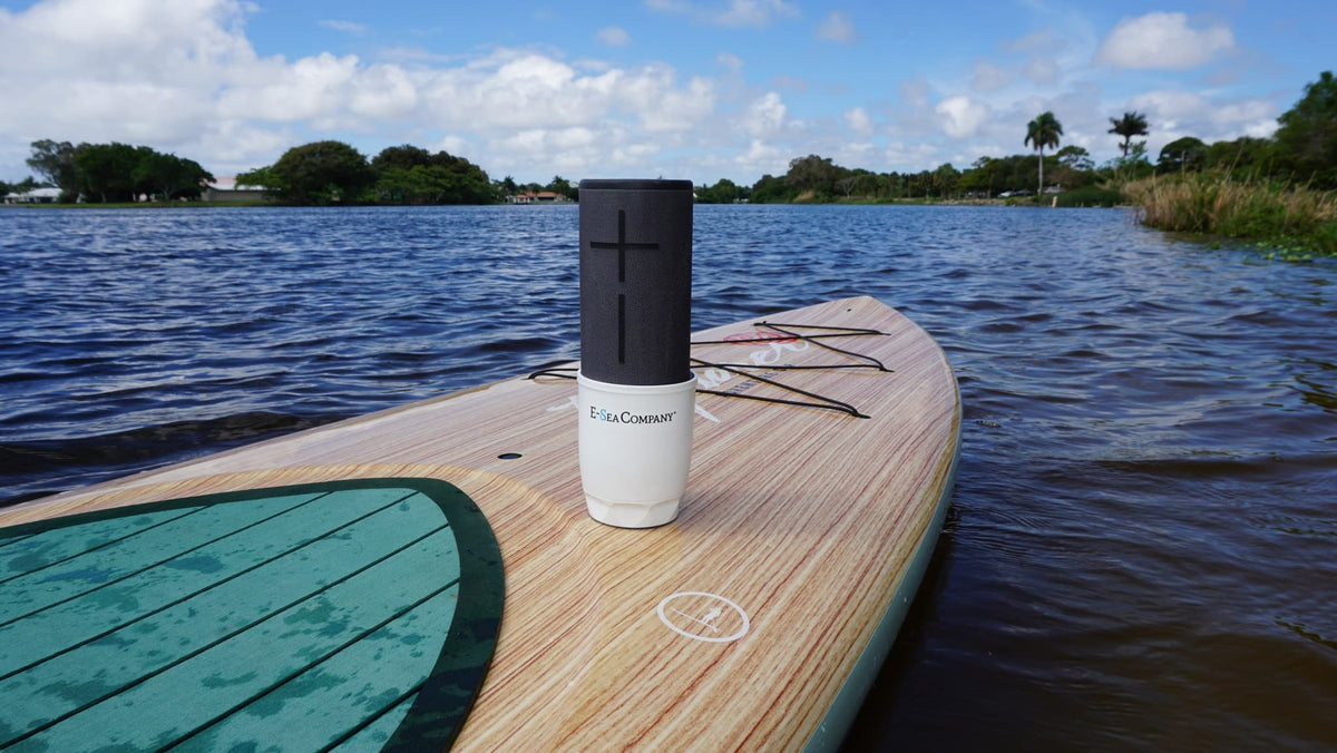 E-Sea Cup Original-Suction Mounted Cup Holder-White