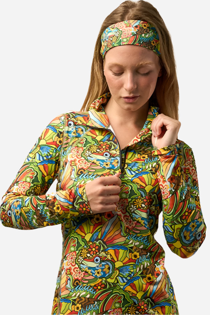 Boho Bass 1/4 Zip Sunshirt