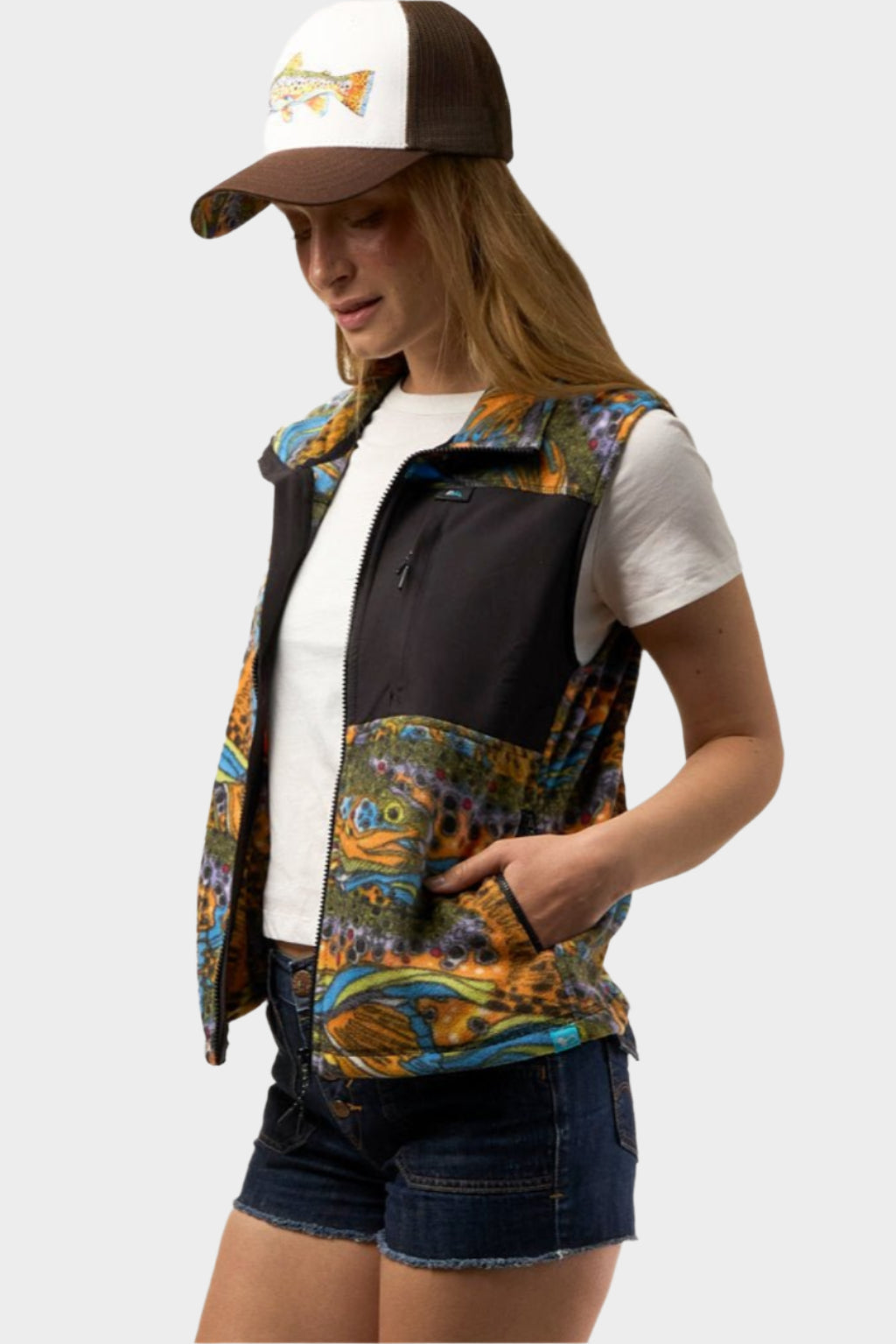 Unbound Brown Fleece Vest