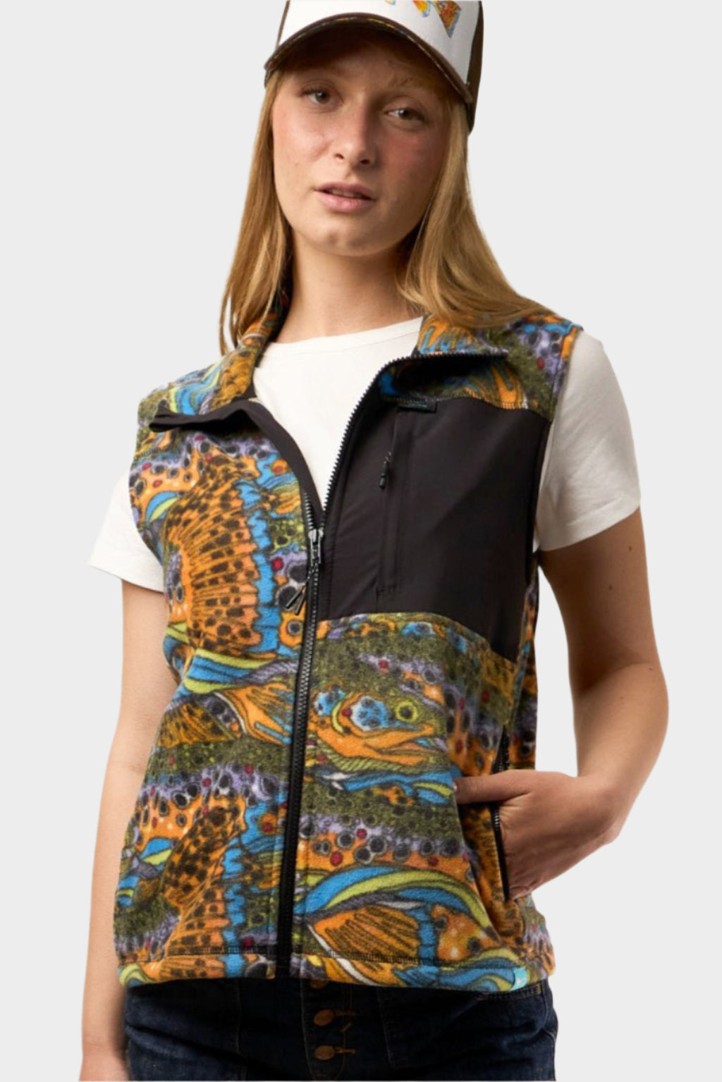 Unbound Brown Fleece Vest