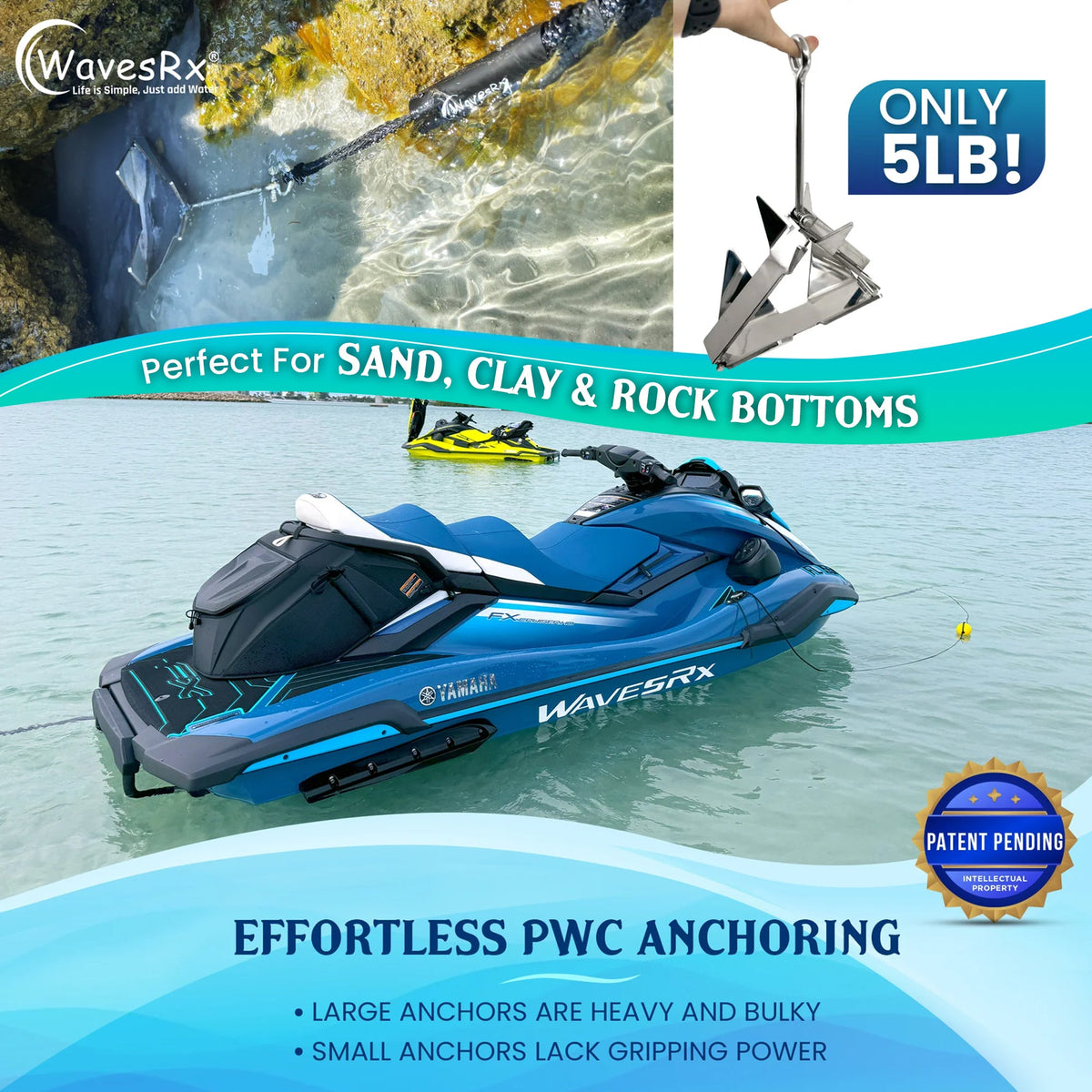 5LB FOLDING TRIANCHOR