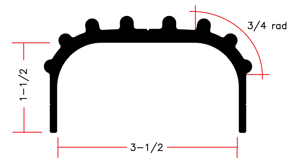 Rounded 2X4 (PHOENIX) XP Gatorbak Bunk System - Ready to Mount