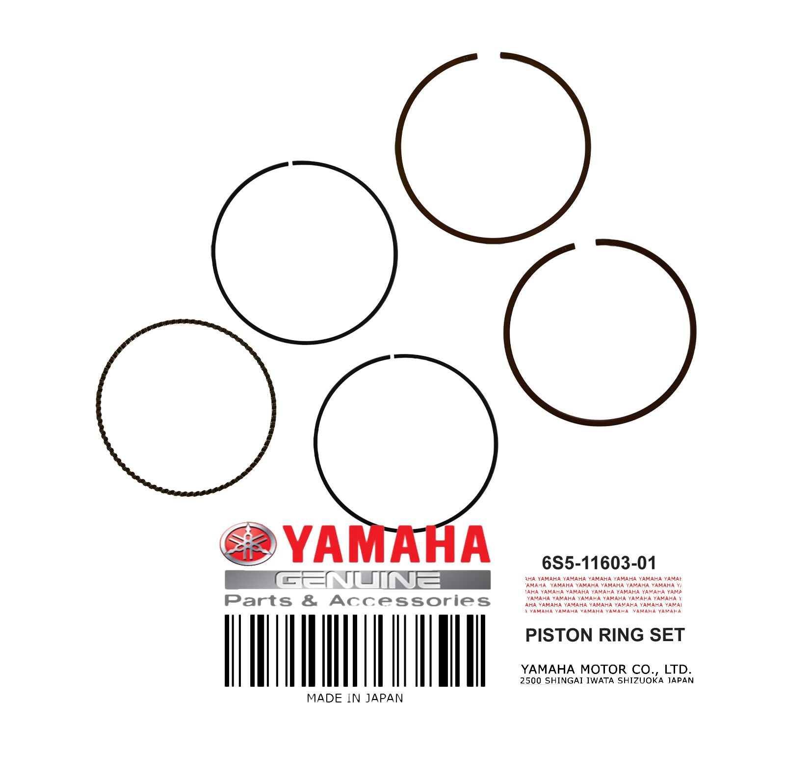 PISTON RING SET STD NOTES