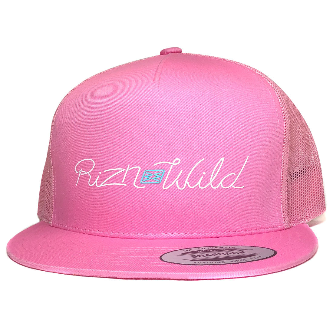 STREAM FLAT BILL TRUCKER HAT IN PINK