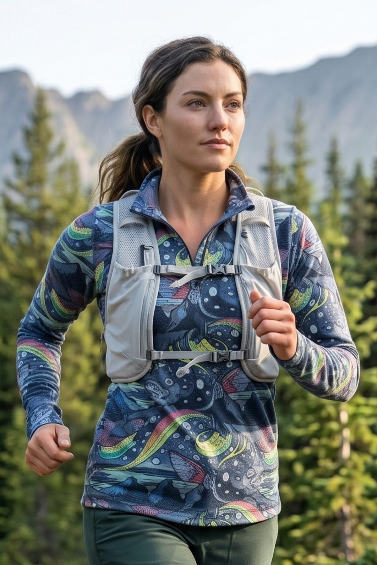 HaliBorealis 1/4 Zip Sunshirt