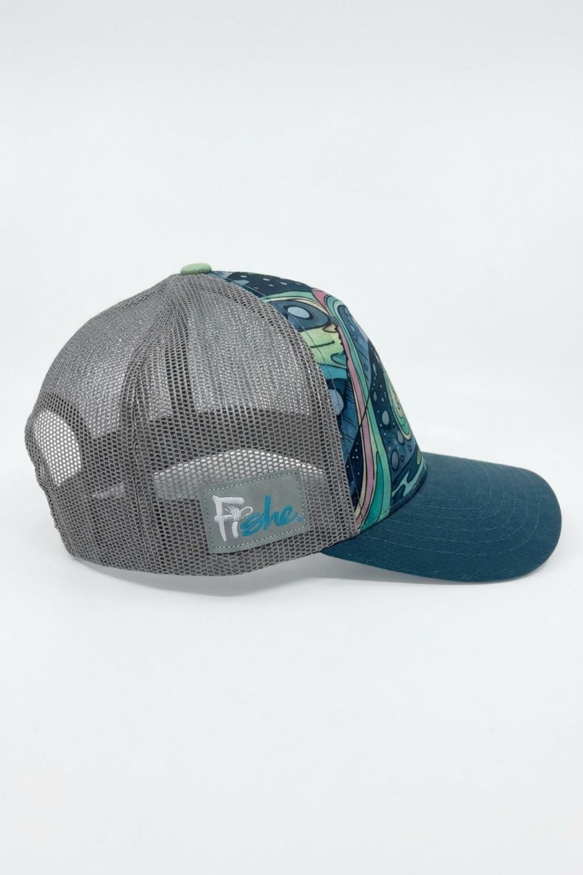HaliBorealis Abstract Trucker Hat