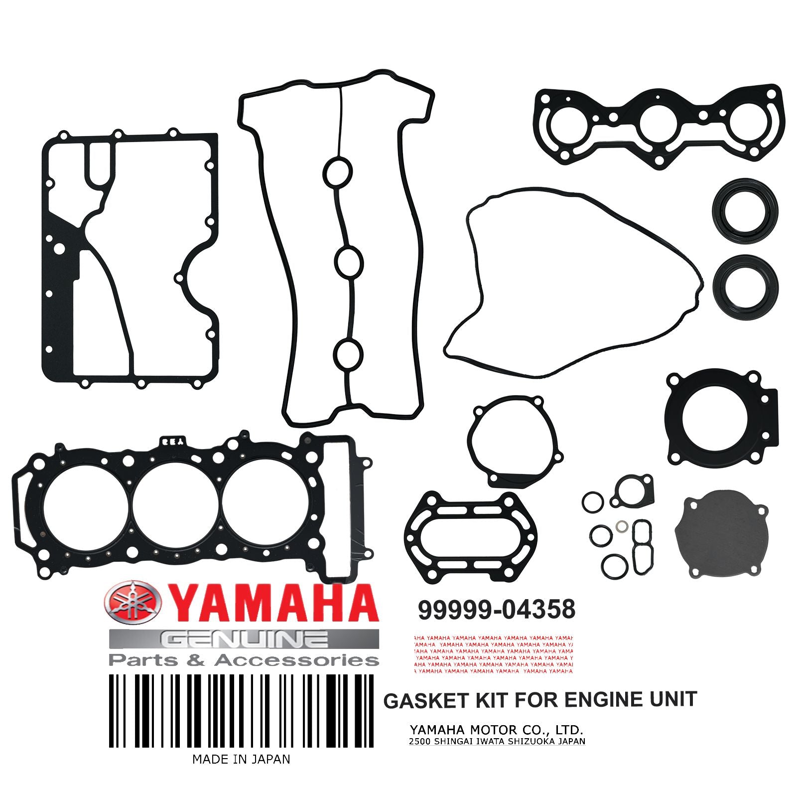 GASKET KIT FOR ENGINE UNIT