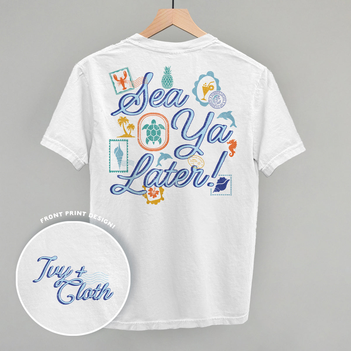 Sea Ya Later Stamps (Back Print)