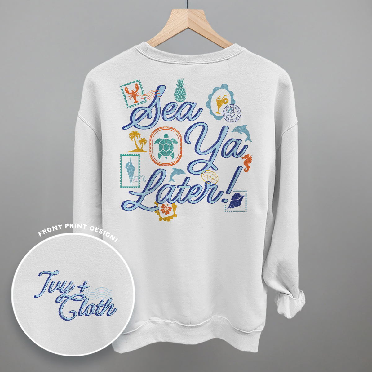 Sea Ya Later Stamps (Back Print)