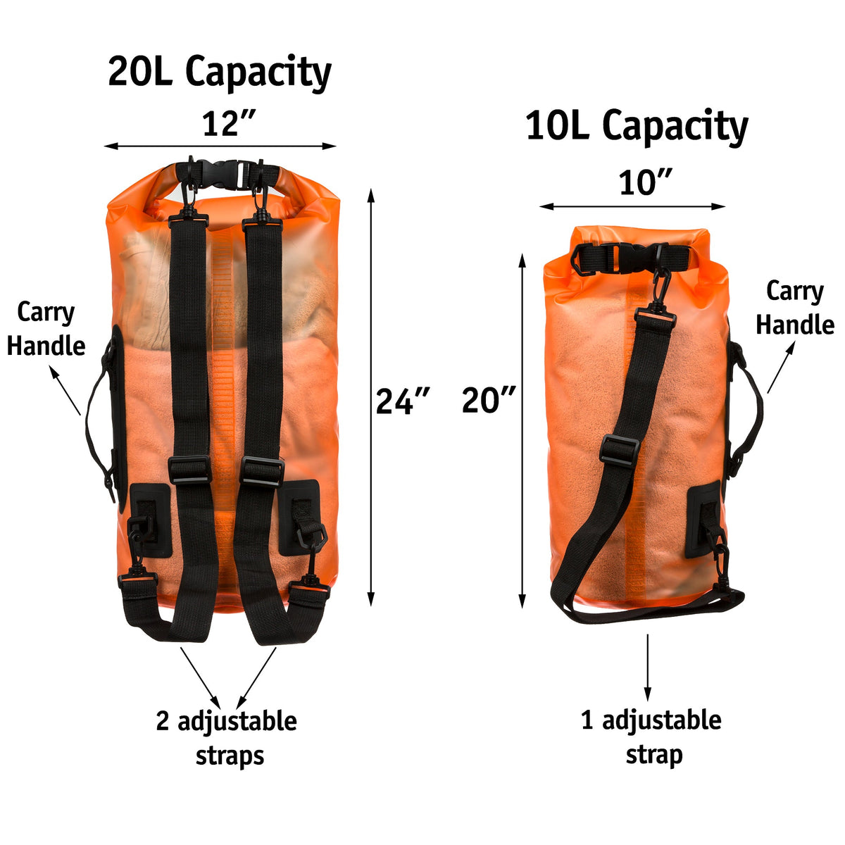20 Liter Dry Bag – Ultimate Waterproof Protection for Your Gear