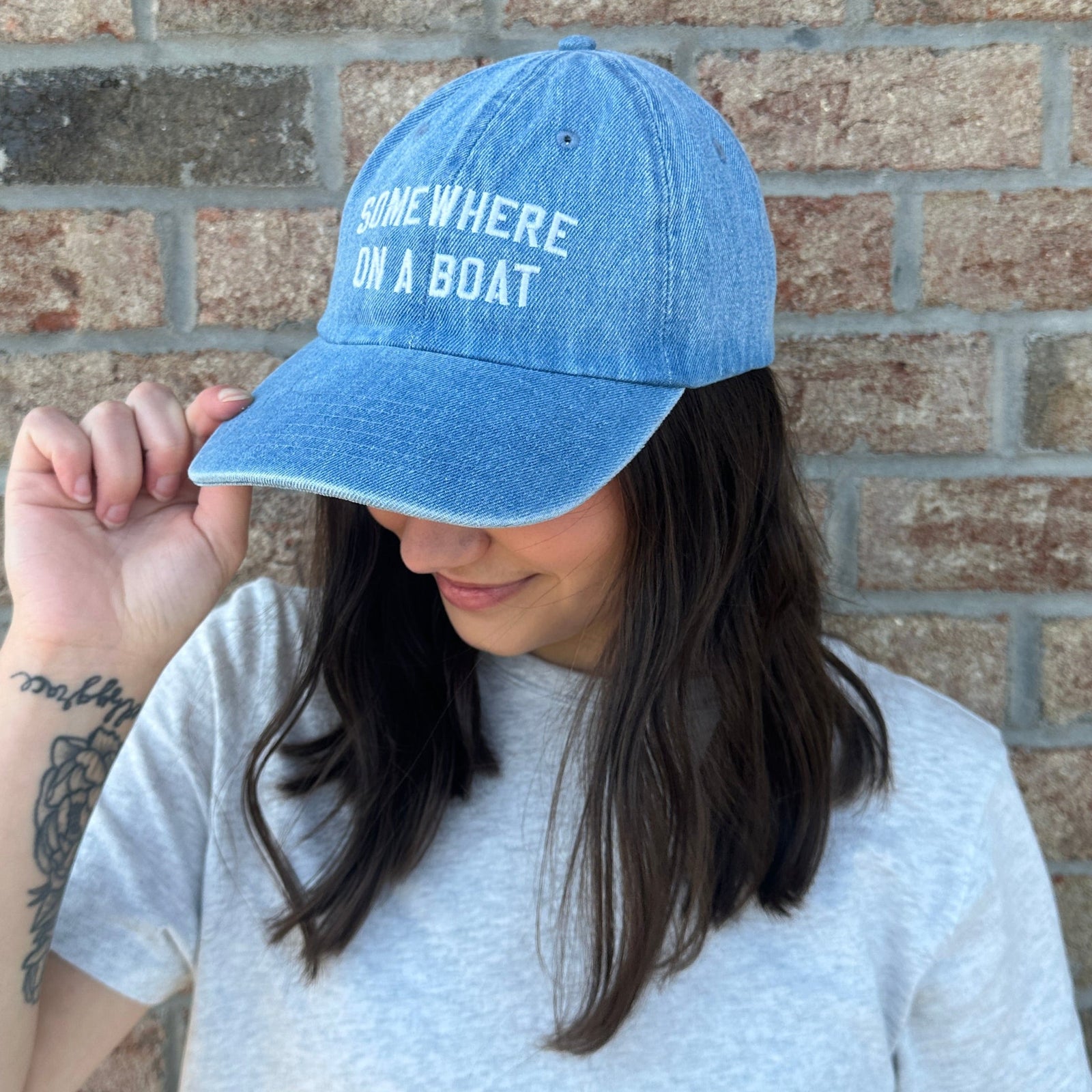 Somewhere On A Boat Hat