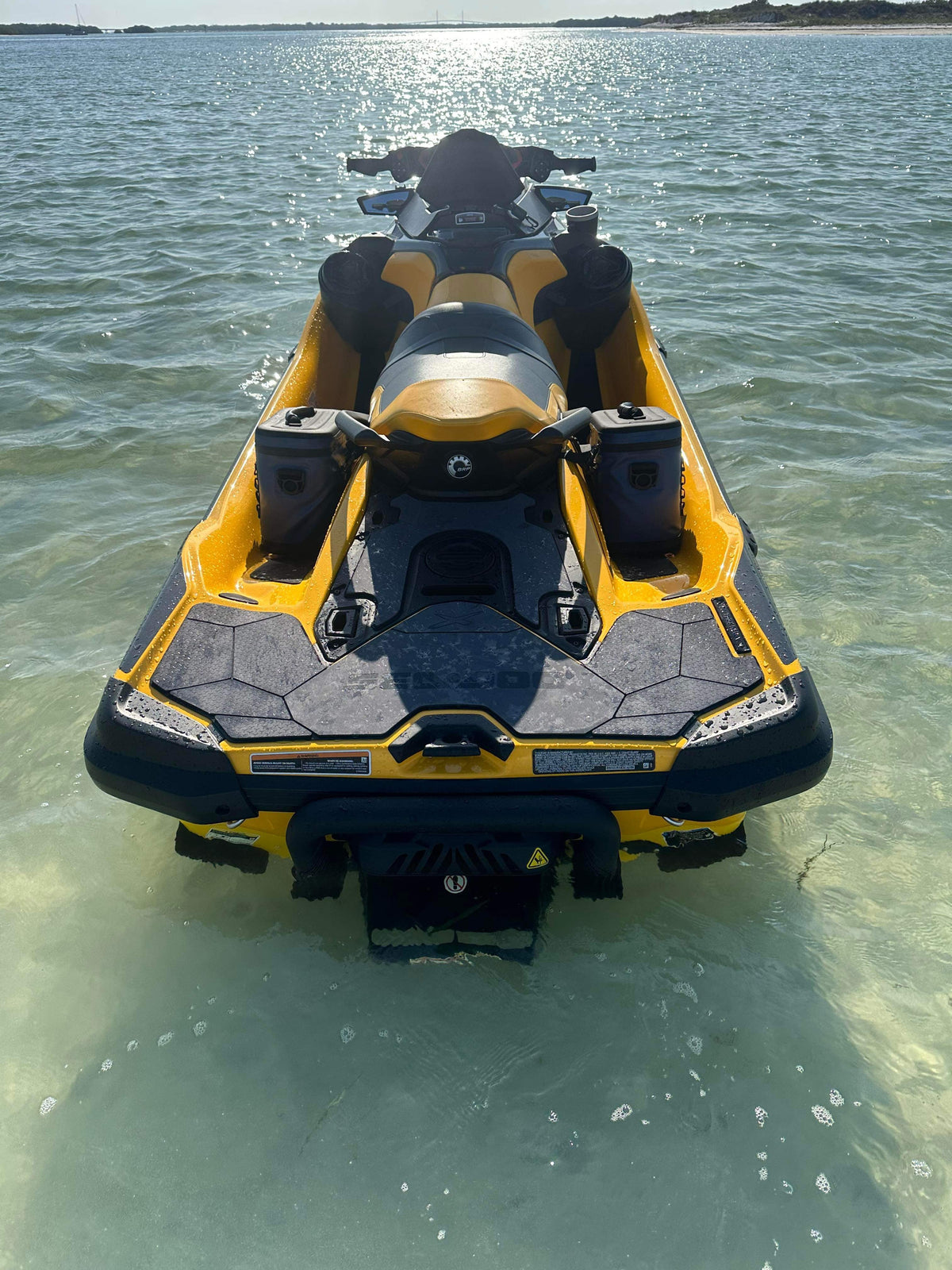 Rider PWC Coolers Jet Ski Coolers Set of 2 Black/Green RC101