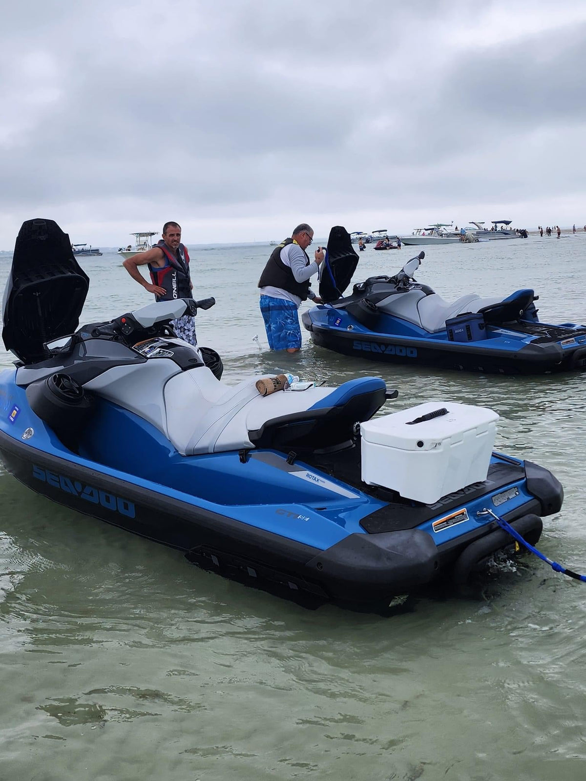 Rider PWC Coolers Jet Ski Coolers Set of 2 Black/Green RC101