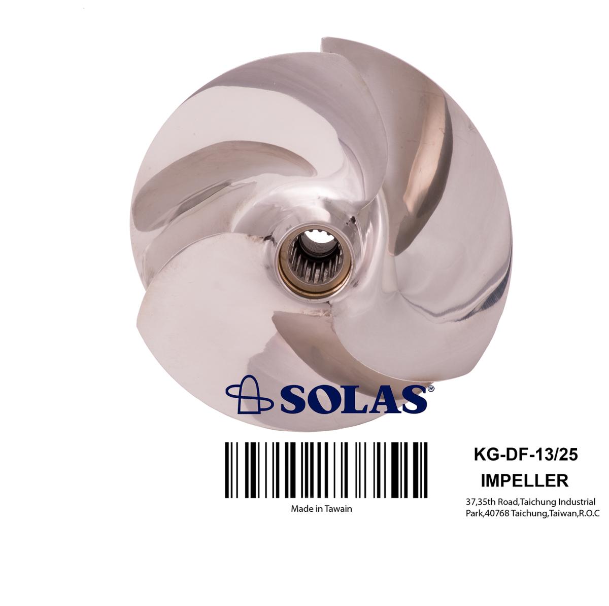 Solas DynaFly Impeller for Kawasaki KG-DF-13/25