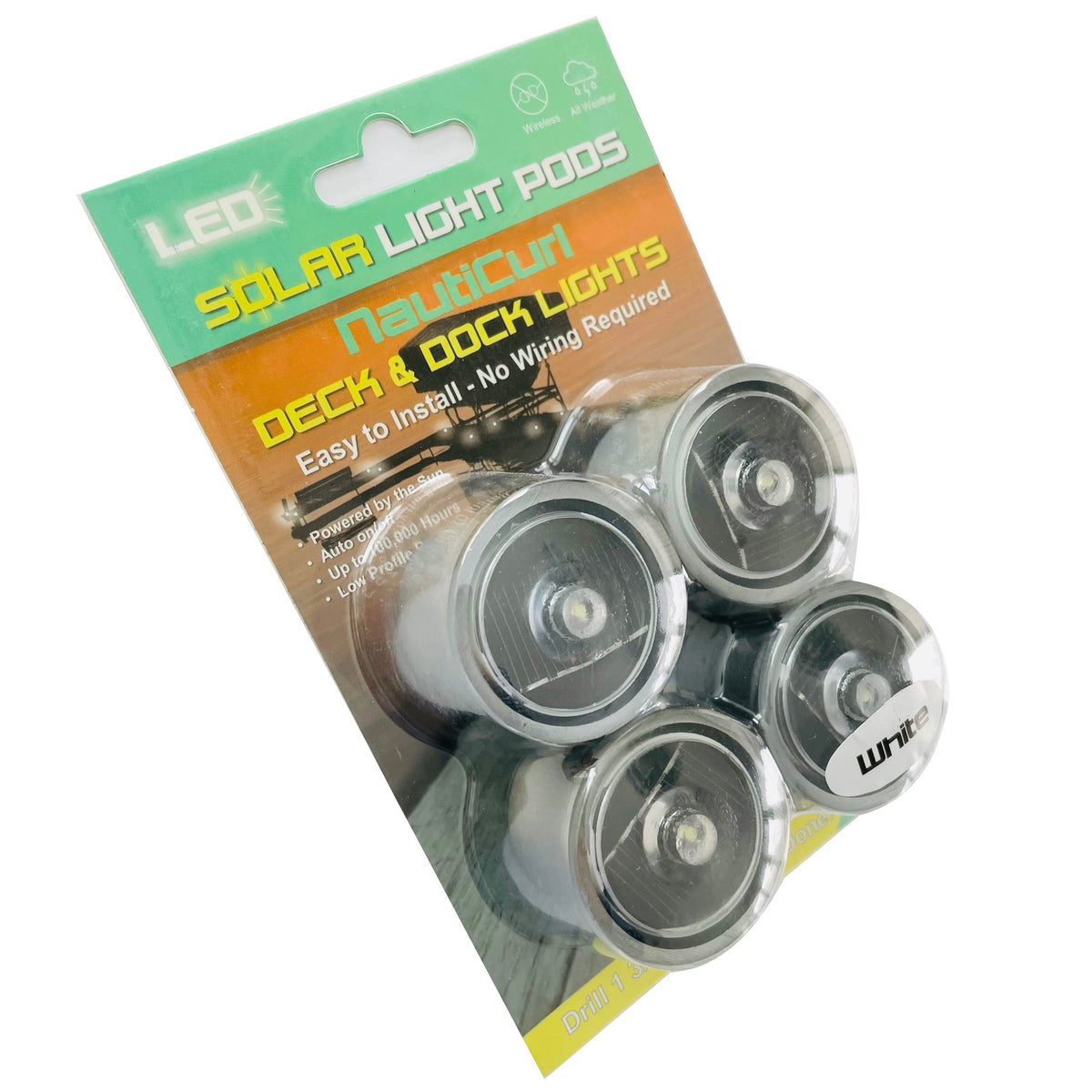LED Dock &amp; Deck Pods - Solar Powered Light Dots