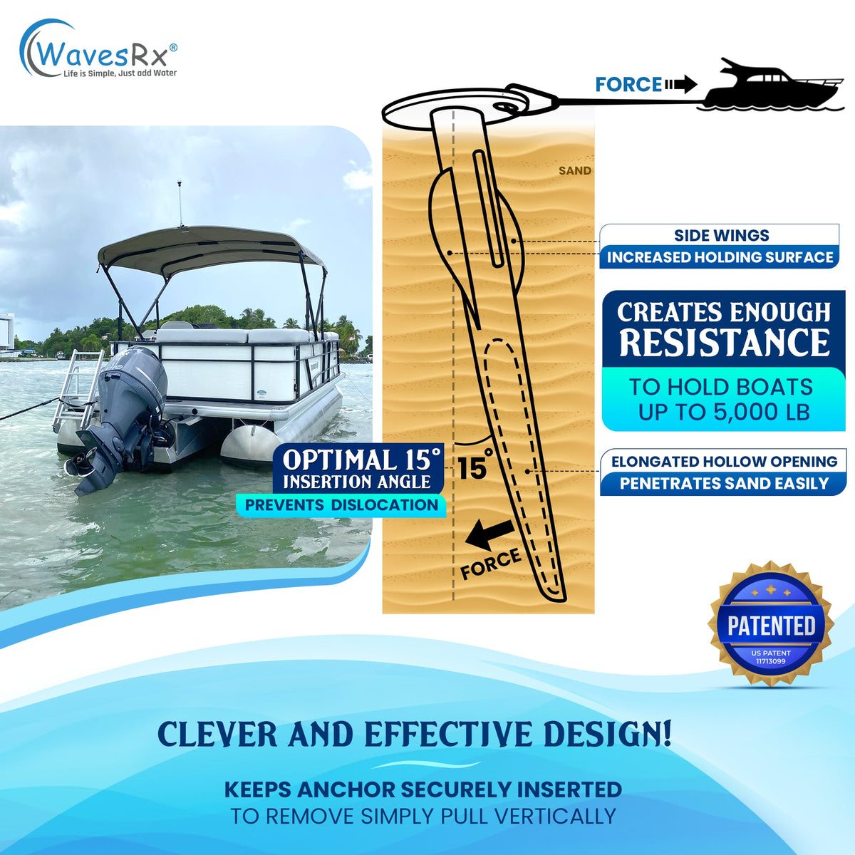 18&quot; WAVECOBRA ANCHOR