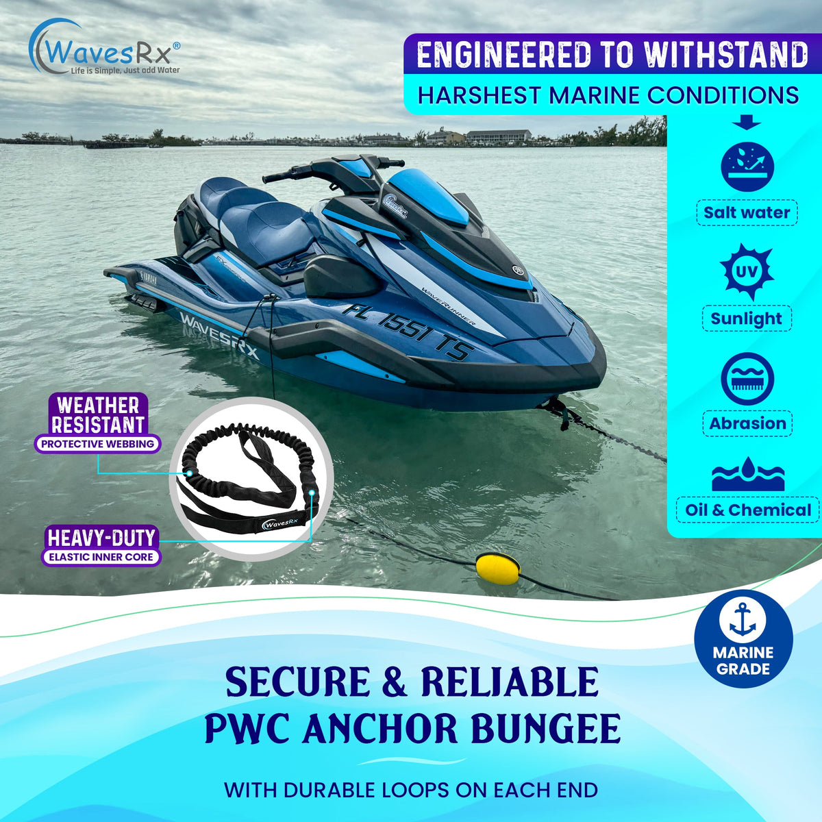 BOW TETHER ANCHOR BUNGEE