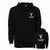 SHAKA MENS HEAVYWEIGHT PULLOVER HOODIE IN BLACK