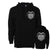 EAGLE MENS HEAVYWEIGHT PULLOVER HOODIE IN BLACK