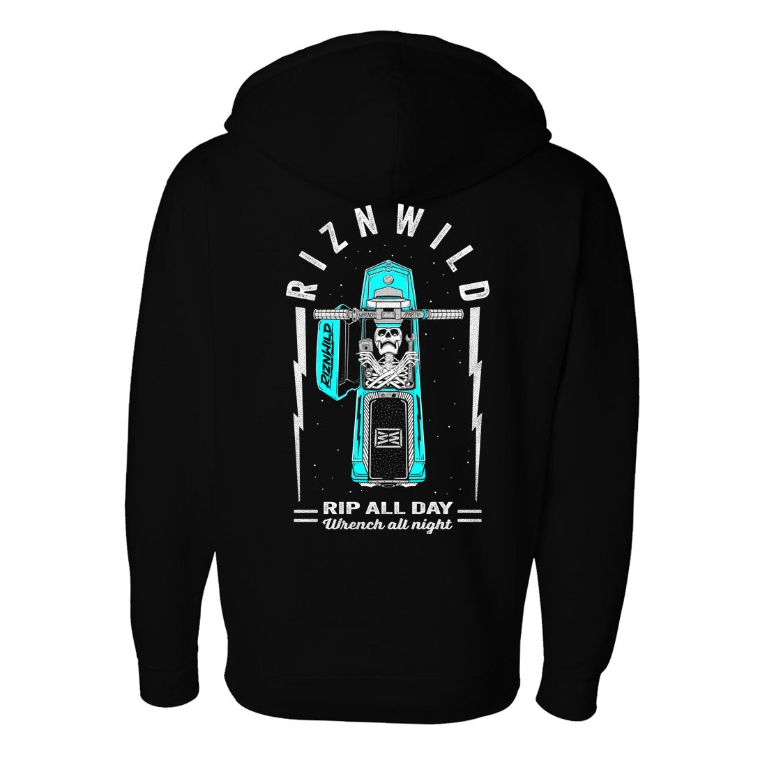 RIP MENS HEAVYWEIGHT PULLOVER HOODIE IN BLACK