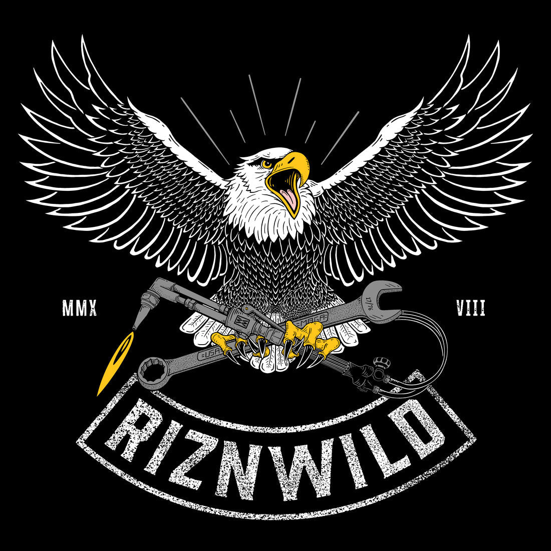 SCOUT MENS HEAVYWEIGHT PULLOVER HOODIE IN BLACK