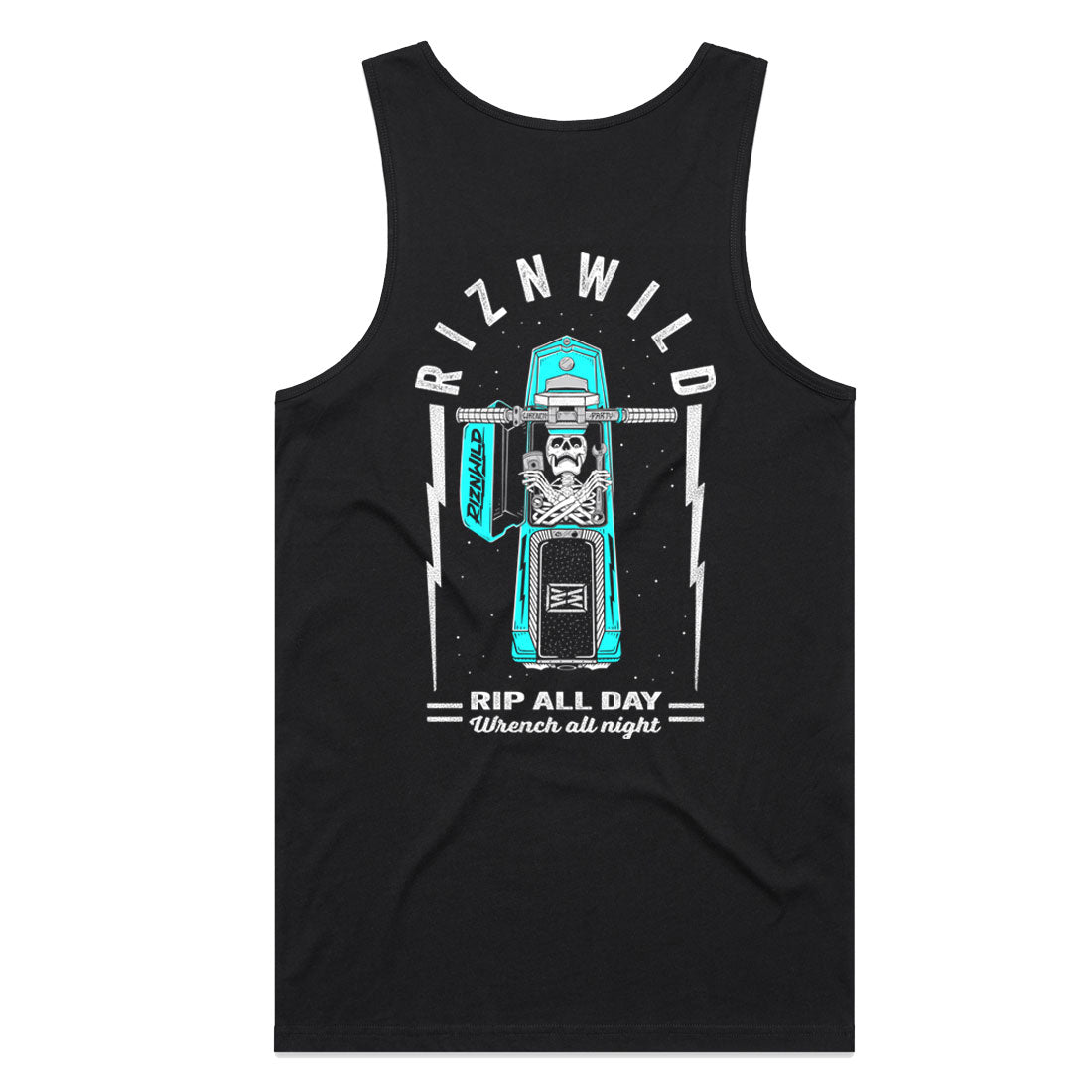 RIP MEN&#39;S TANK IN BLACK
