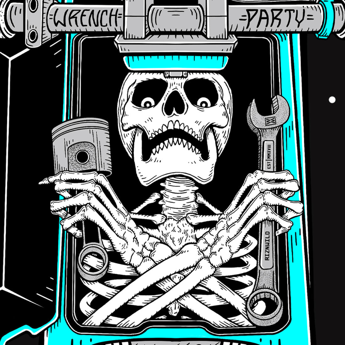 RIP MEN&#39;S TANK IN BLACK