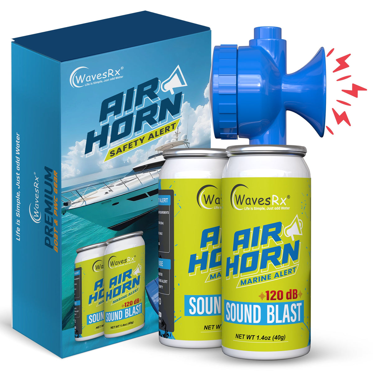 SAFETY ALERT AIR HORN