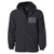 Parallel Water Resistant Hooded Windbreaker Jacket in Black