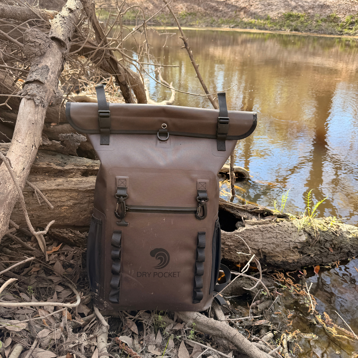 (Pre Sale) - Waterproof Floating Backpack Dry Bag - Olive Night Arriving August