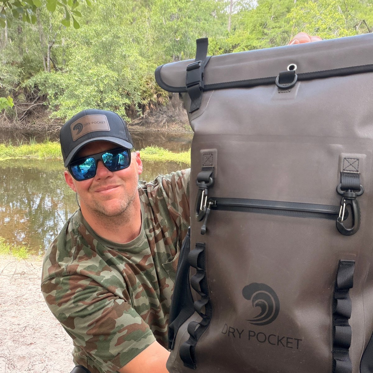 (Pre Sale) - Waterproof Floating Backpack Dry Bag - Olive Night Arriving August