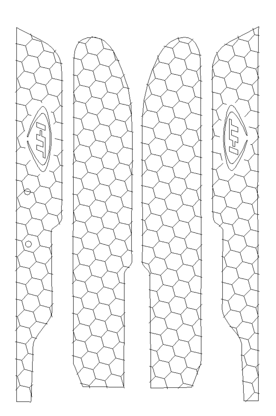 Hydro-Turf PRO SERIES traction mat kit for Kawasaki X2 1986-1995