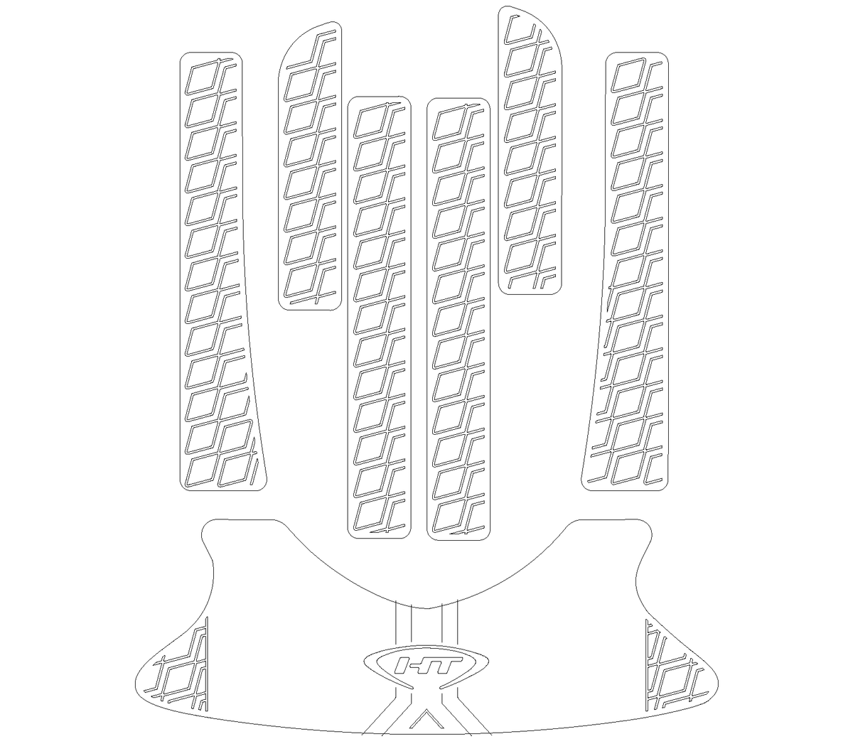 Hydro-Turf PRO SERIES traction mat kit for Kawasaki 1100 STX DI (00-02) / ALL STX (01-19)