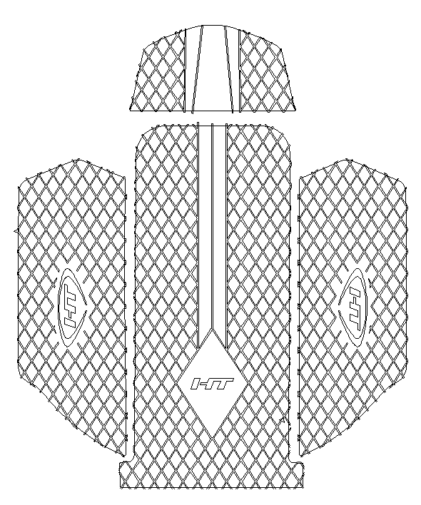 Hydro-Turf PRO SERIES traction mat kit for Kawasaki SX-R (17-24) with 2&quot; Corner Kicks