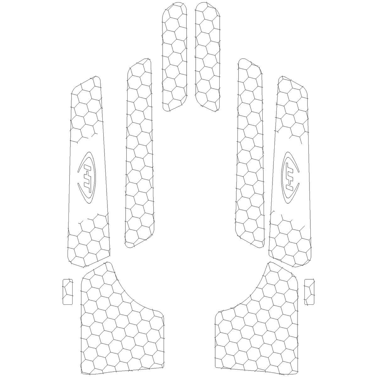 Hydro-Turf PRO SERIES Traction mat kit for Yamaha XL 1200 LTD /XL 800 /XL 1200 /XLT 1200 /XLT 800 1999-05