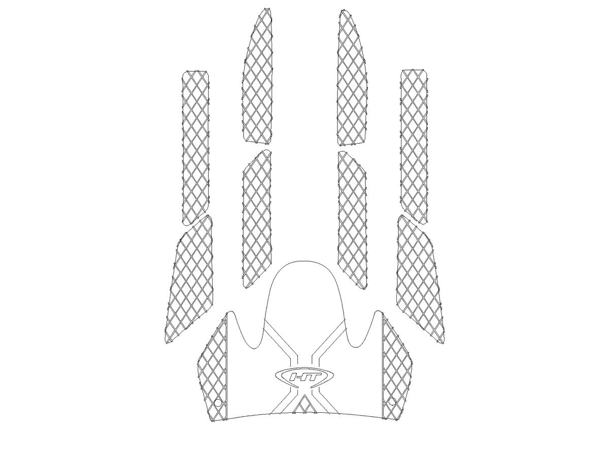 Hydro-Turf PRO SERIES Traction mat kit for Yamaha GP 1200R &amp; GP 1300R (00-02) / GP 800R (01-05)