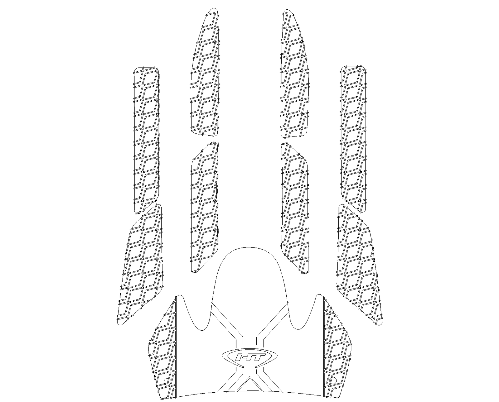 Hydro-Turf PRO SERIES Traction mat kit for Yamaha GP 1200R & GP 1300R (00-02) / GP 800R (01-05)