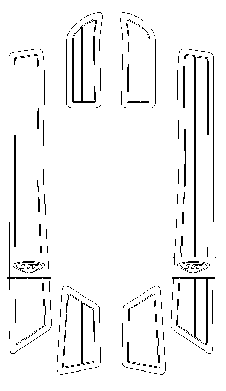 Hydro-Turf PRO SERIES traction mat kit for Sea-Doo SP /XP /SPX /SPI 1989-1993