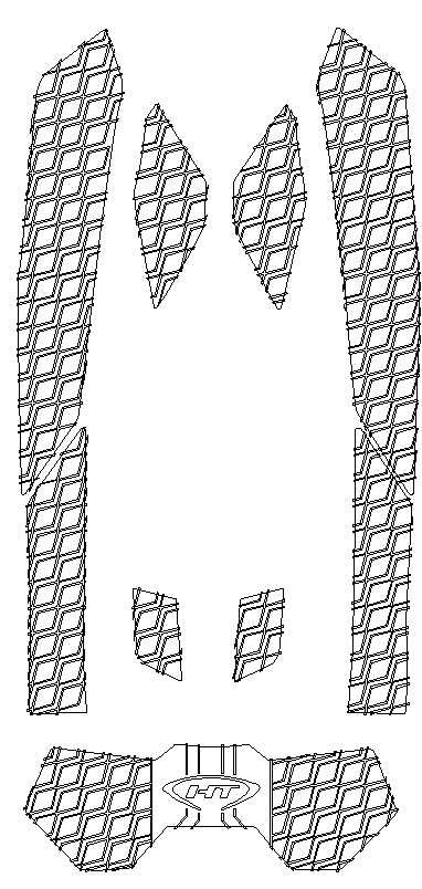 Hydro-Turf PRO SERIES traction mat kit for SPARK TRIXX 3-UP &#39;18-&#39;22